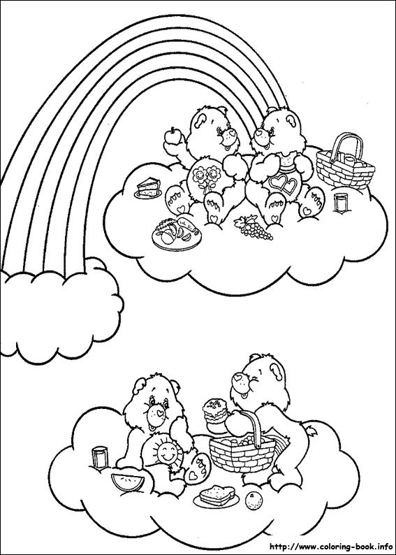 The Care Bears coloring picture